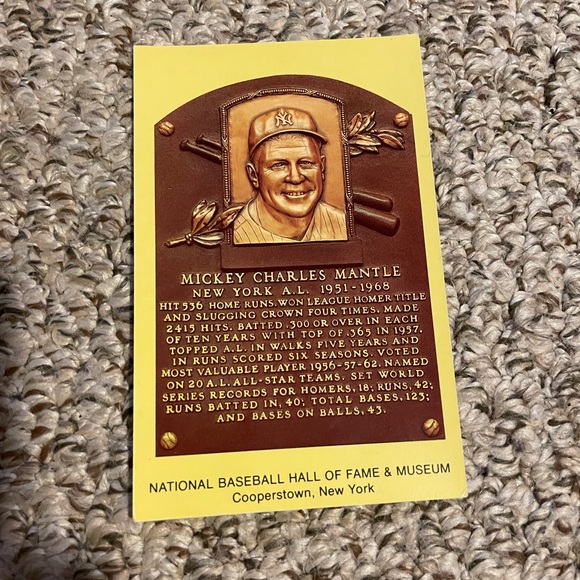 8 Postcards Baseball Hall of Fame Cooperstown NY Plaques - Picture 4 of 9